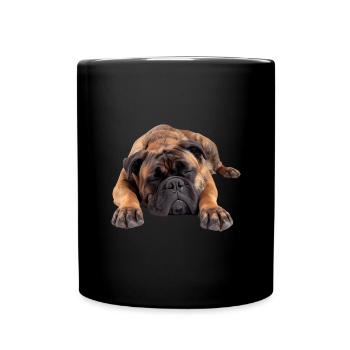 Bullmastiff - Mug uni - noir - Devant