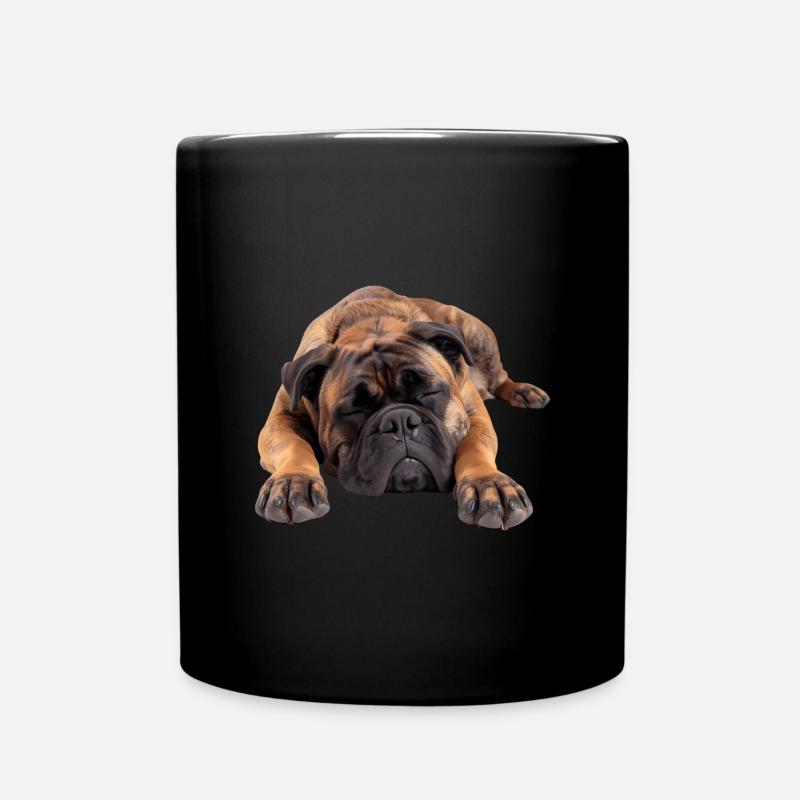 Bullmastiff - Tasse einfarbig - Schwarz