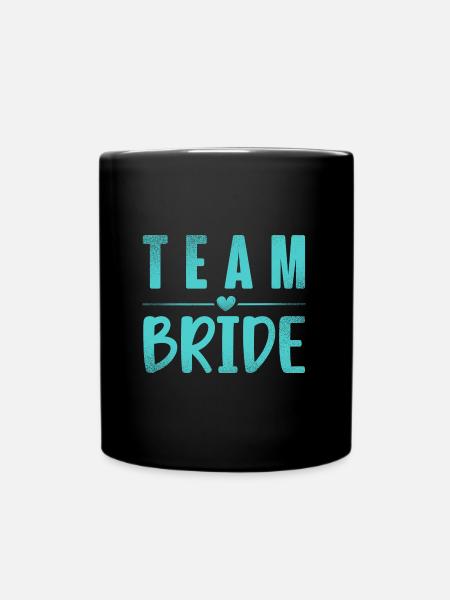 Team Bride - Full Colour Mug - black