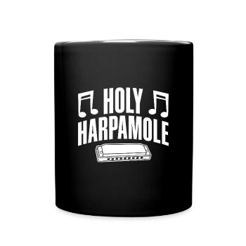 Harmonica Musican Holy Harpamole Harmonica - Full Colour Mug - black - Front