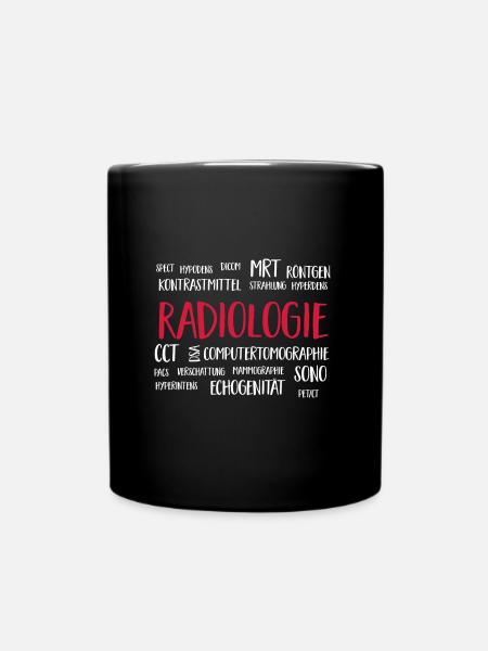 radiologiecloudw - Tasse einfarbig - Schwarz