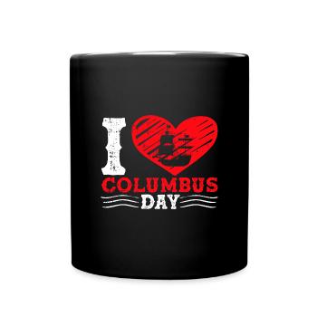 Christopher Columbus - Tasse einfarbig - Schwarz - Vorne