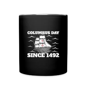 Christopher Columbus - Tasse einfarbig - Schwarz - Vorne
