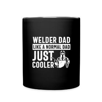 Welding Dad Welder Father Gift - Full Colour Mug - black - Front