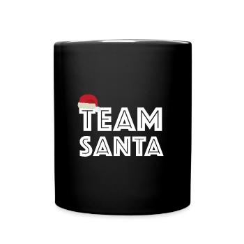Team Santa | Christmas, Christmas gift - Full Colour Mug - black - Front