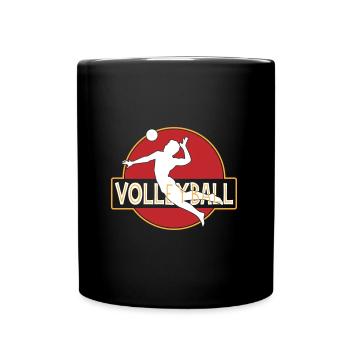 Volleyball Beach volleyball | Colors can be changed - Full Colour Mug - black - Front