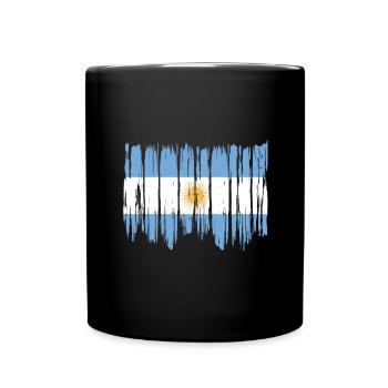 Argentina Flag South America Argentine Flag - Full Colour Mug - black - Front