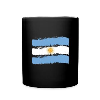 Drapeau de l’Argentine Amérique du Sud Drapeau de l’Argentine - Mug uni - noir - Devant