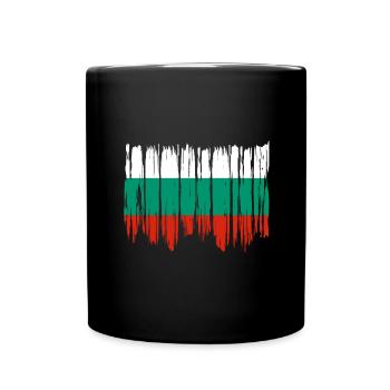 Bulgaria Flag Bulgarian Flag Golden Sands - Full Colour Mug - black - Front