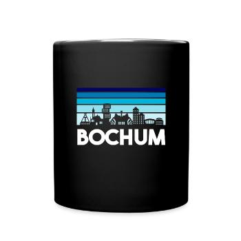Bochum Bochumer Ruhrpott Ruhrgebiet Ruhrstadt - Tasse einfarbig - Schwarz - Vorne