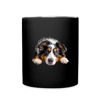 Australian Shepherd - Full Colour Mug - black - Front
