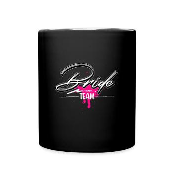 Équipe Bride - Mug uni - noir - Devant