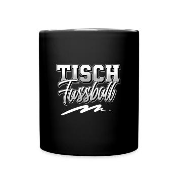 Tisch Fußball - Tasse einfarbig - Schwarz - Vorne