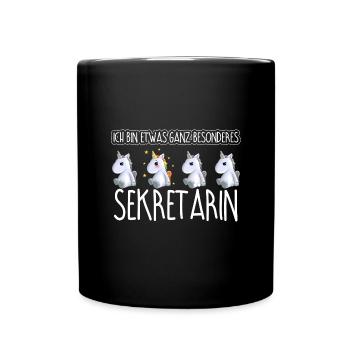 SEKRETÄRIN - Toll - Tasse einfarbig - Schwarz - Vorne