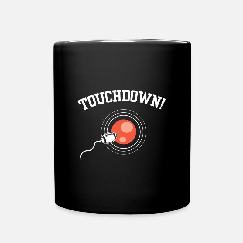 Touchdown Funny Football Expectant Father Gift - Mug uni - noir
