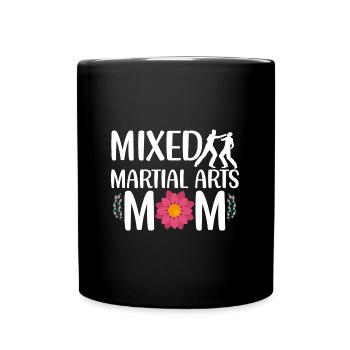 Femmes Arts Martiaux Mixtes MMA Maman Karaté Jiu-Jitsu - Mug uni - noir - Devant