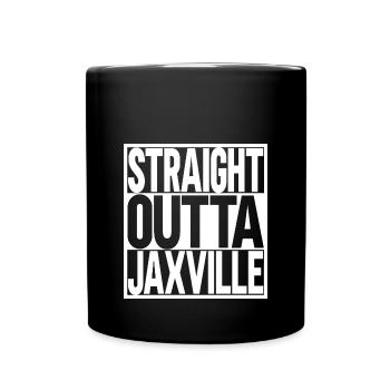 Jacksonville Florida - Tasse einfarbig - Schwarz - Vorne