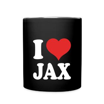 Jacksonville Florida - Tasse einfarbig - Schwarz - Vorne