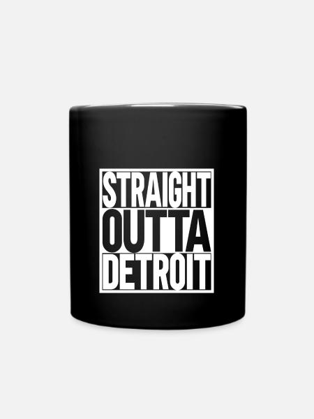 Detroit - Tasse einfarbig - Schwarz