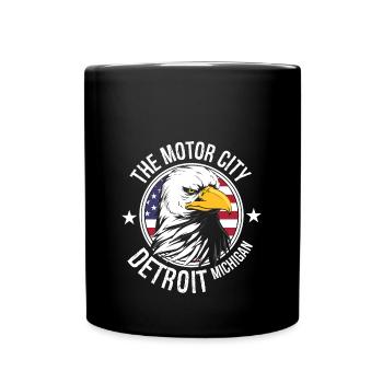 Detroit - Full Colour Mug - black - Front