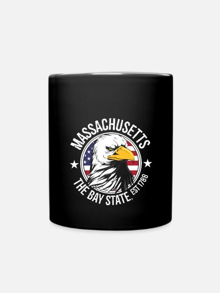Massachusetts - Tasse einfarbig - Schwarz