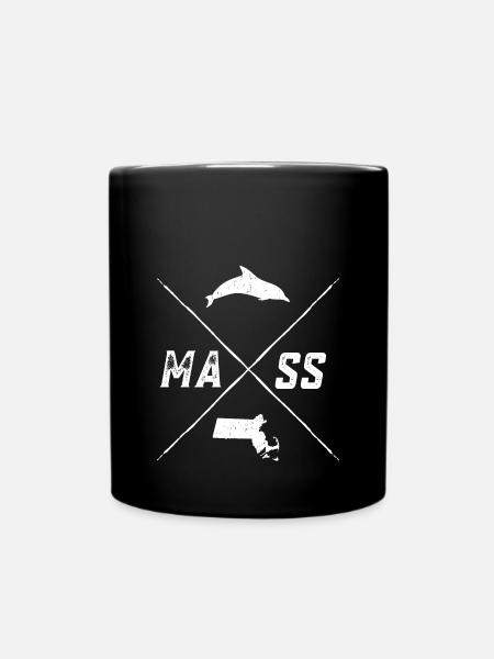 Massachusetts - Tasse einfarbig - Schwarz