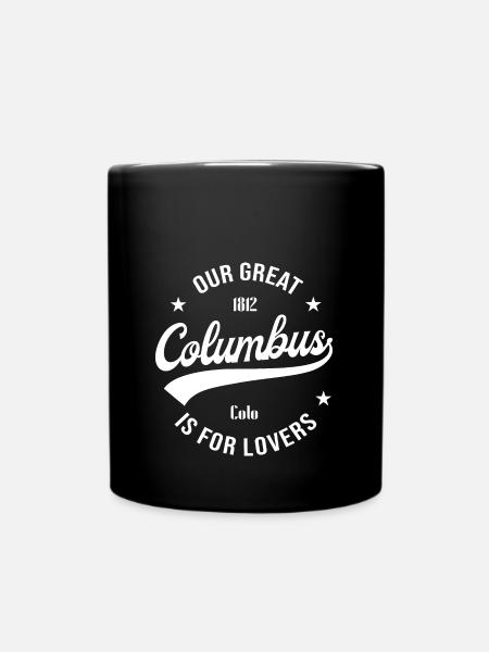 Columbus Ohio - Tasse einfarbig - Schwarz