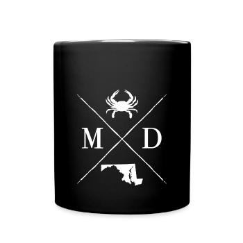 Maryland - Full Colour Mug - black - Front