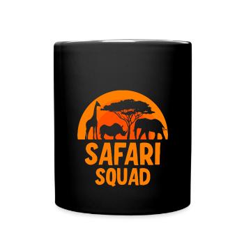 Escouade Safari - Mug uni - noir - Devant