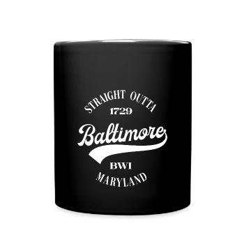 Baltimore - Full Colour Mug - black - Front