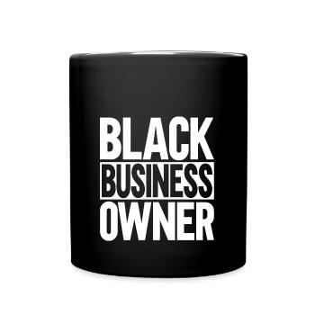 Black Business Owner - Full Colour Mug - black - Front
