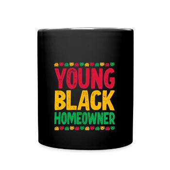 Young Black Homeowner - Full Colour Mug - black - Front
