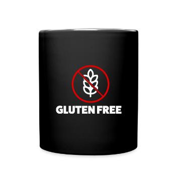 Gluten Free - Celiac Disease Gluten Free - Full Colour Mug - black - Front