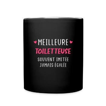 Souvent imitée meilleure Toiletteuse - Mug uni - noir - Devant
