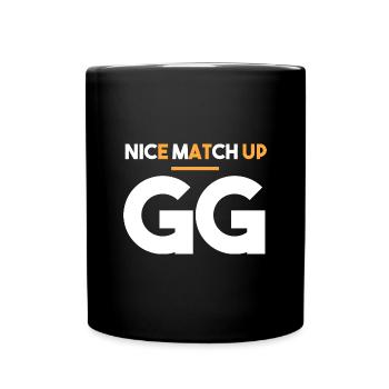 Schönes Spiel - GG - Tasse einfarbig - Schwarz - Vorne