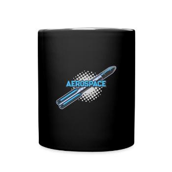 Space Sci-Fi Weltraum - Tasse einfarbig - Schwarz - Vorne