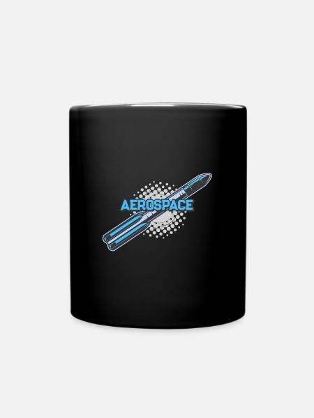 Space Sci-Fi Weltraum - Tasse einfarbig - Schwarz