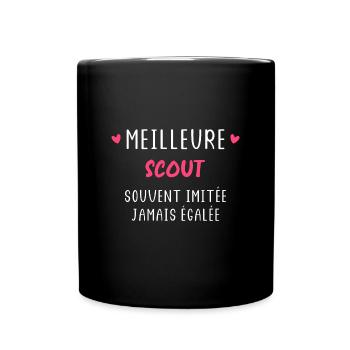 Souvent imitée Meilleure scout - Mug uni - noir - Devant