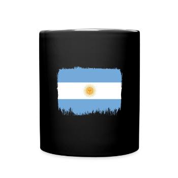 Argentina Flag South America Argentine Flag - Full Colour Mug - black - Front