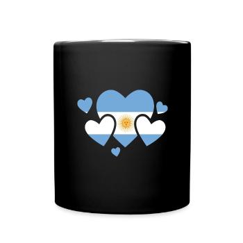 Drapeau Argentine Amérique du Sud Drapeau Argentine - Mug uni - noir - Devant