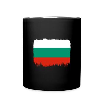 Drapeau de la Bulgarie Drapeau bulgare Sables d’or - Mug uni - noir - Devant