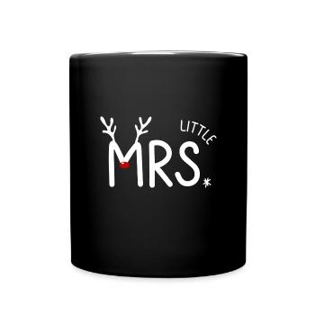 Rentier Familie Familienoutfit Weihnachten - Tasse einfarbig - Schwarz - Vorne