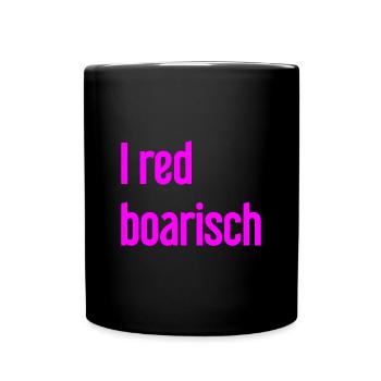 I red boarisch - Full Colour Mug - black - Front