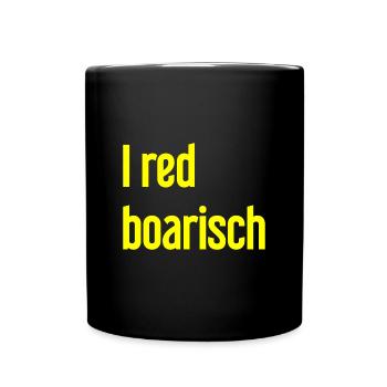 I red boarisch - Full Colour Mug - black - Front