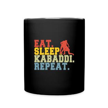 Gift for Kabaddi Lovers - Full Colour Mug - black - Front