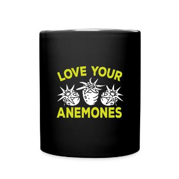 Sea Anemones Gift - Full Colour Mug - black - Front