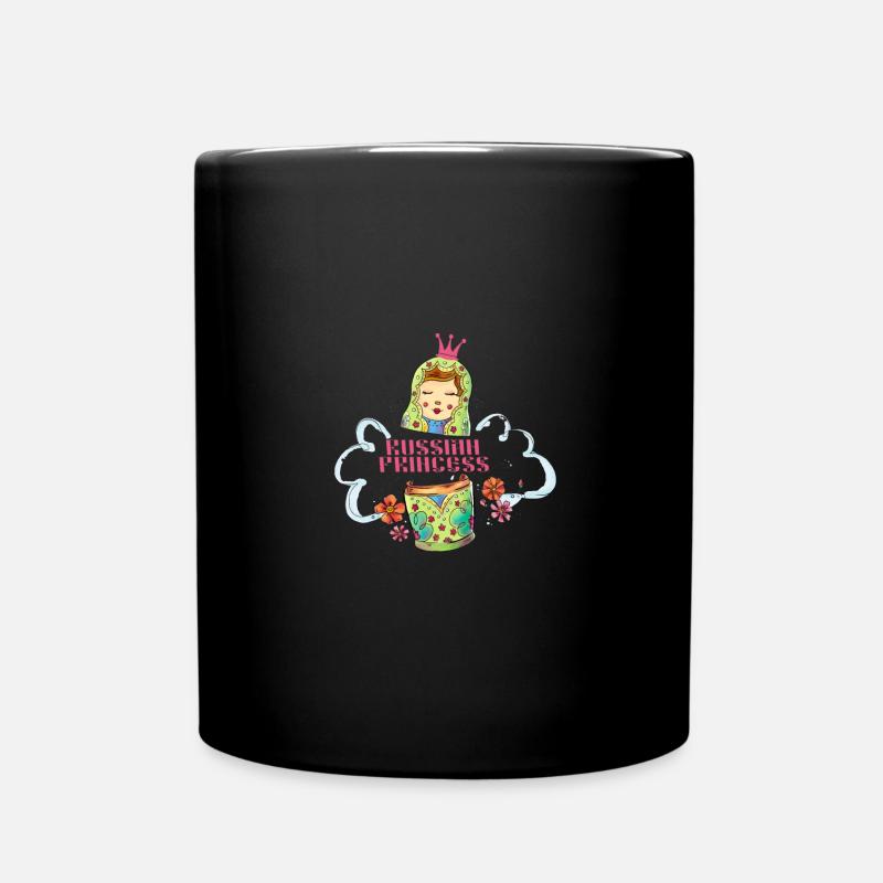 Russian Princess Matroschka Shirt! - Tasse einfarbig - Schwarz