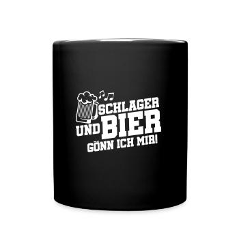 schlager beer - Full Colour Mug - black - Front