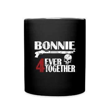 Bonnie - Clyde Gift Gift Idea - Full Colour Mug - black - Front