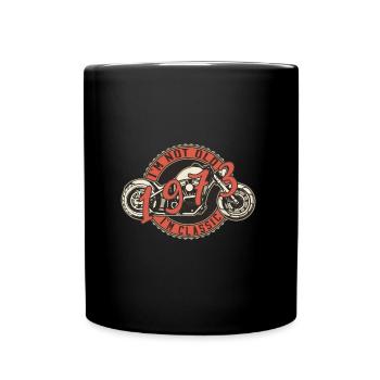 I'm not old, I'm classic. Legendary since 1973. - Tasse einfarbig - Schwarz - Vorne